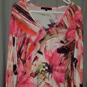 Alex Marie Pink "Painted" Long Sleeved Shirt